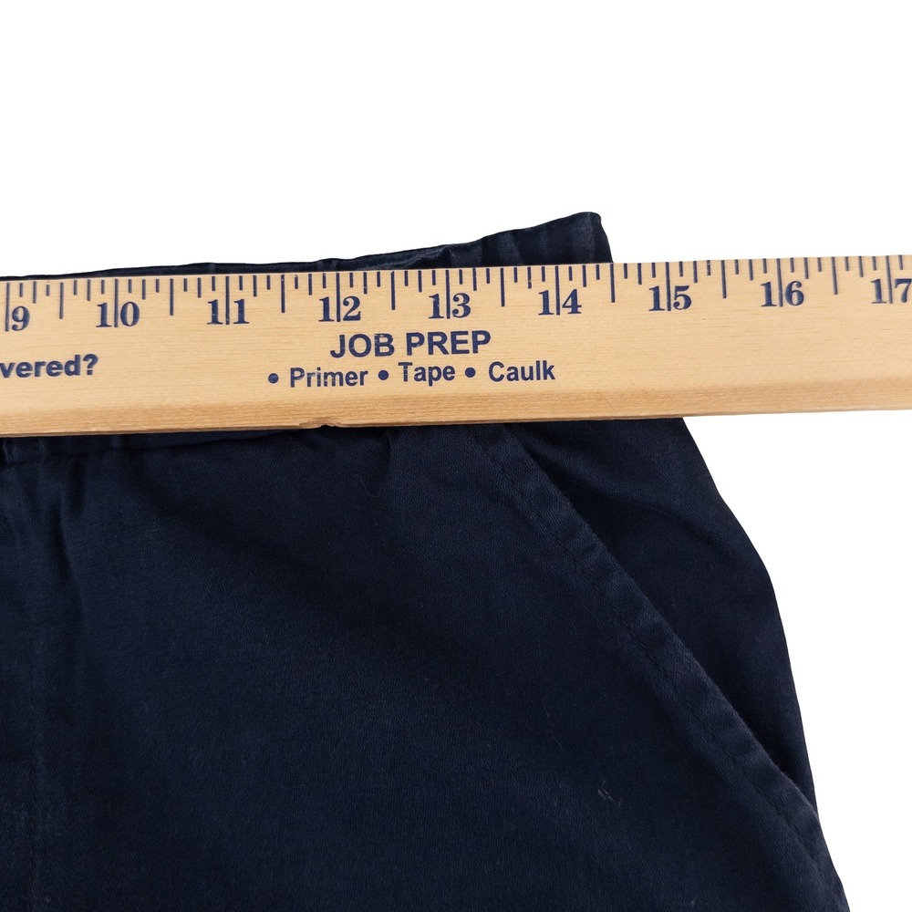 Bearded Goat Mens M Pants Navy Blue Elastic Waist Stretch Twill Gorpcore Utility - Picture 12 of 16